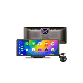 4K 10.2 İnç Çift Kameralı Araç Multimedya Ekranı Carplay Kablosuz Tüm Cihazlara Uyumlu