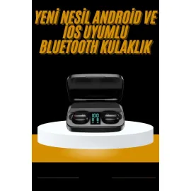 Kablosuz Dijital Göstergeli Çağrı Cevaplayabilen TWS 5.0 Bluetooth Kulaklık