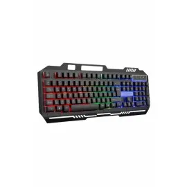 Işıklı Oyuncu Q Klavye Mouse Seti Siyah Gaming Oyuncu Klavye