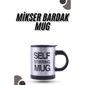 Karıştırıcı Özellikli Mikser Kupa Bardak Kompakt Taşınabilir Mug
