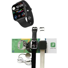 Akıllı Saat Wireless Şarj Yüksek Çözünürlüklü Müzik Dinleme Sesli Cevaplama