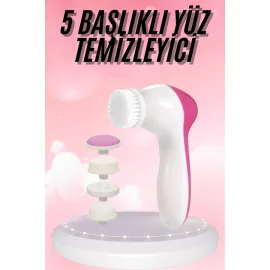 5 Başlıklı Titreşimli Cilt Temizleme Seti Canlandırıcı ve Onarıcı