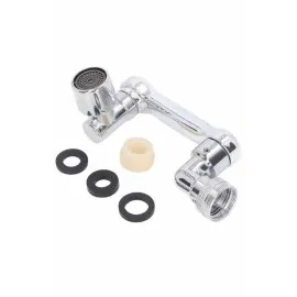 Döndürülebilir Musluk Mutfak Banyo Musluk Ucu Başlığı 4 Filtreli