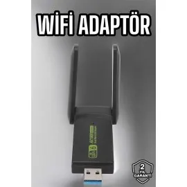 Wifi Adaptör Çift Bantlı Kablosuz Wifi Adaptörü