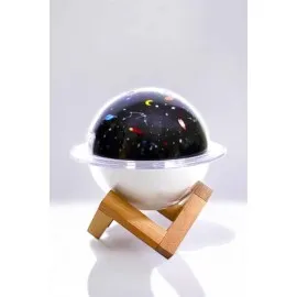 Hava Nemlendirici Masa Ve Gece Lambası Usb Projeksiyon Aromaterapi