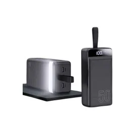 Powerbank 50.000 Mah Dijital Göstergeli Taşınabilir 4 Portlu Hızlı Powerbank