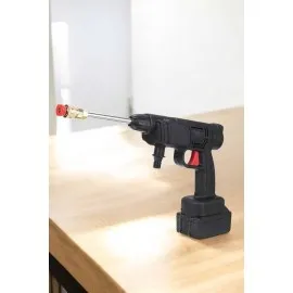 Bahçe Ve Araba Yıkama Tabancası Su Basınçlı Hazneli Bataryalı Oto Yıkama