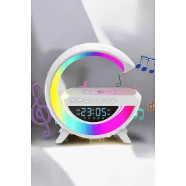 Android Uyumlu Akıllı Bluetooth Hoparlör Kablosuz Şarj Cihazı Standı