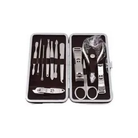 12 Parça Manikür Pedikür Seti Tırnak Bakımı Nasır Temizleme El Ayak Bakımı