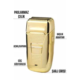 Tıraş Makinesi Sinek Kaydı Saç Sakal ve Vücut Tıraşına Uygun