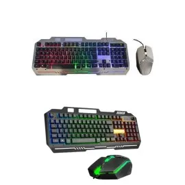 Rgb Işıklı Gaming Oyuncu Klavye Q Klavye Mouse Hediyeli