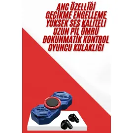 Bluetooth Kulaklık Stres Çarkı Anc Özellikli Gaming Kulaklık