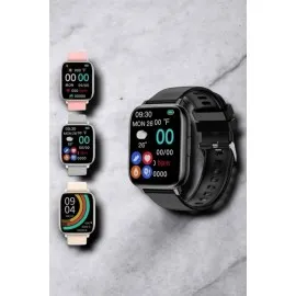 Titreşimli, Sağlık Takipli, Yeni Nesil Akıllı Saat  400Mah Batarya Kapasiteli