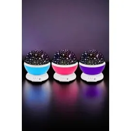 Mavi Ve Mor Işıklı Star Master Projeksiyon Lambası