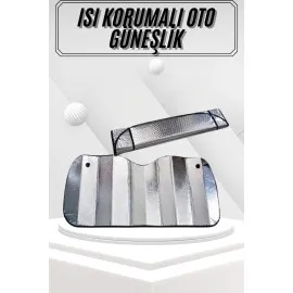 Güneşlik Koruyucu Perde Metalize Oto Araç Araba Güneşliği Ön Cam Güneşliği