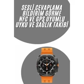 Tüm Telefonlara Uyumlu Akıllı Saat Uyku Ve Sağlık Takibi Nabız Ölçer Adım Sayar