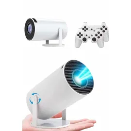 4K Wireless Çift Kollu Kumandalı Oyun Projeksiyonu Retro Video Oyunu