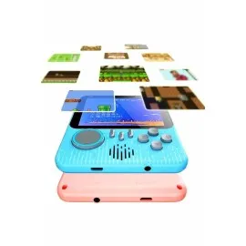 3.5 İnç Mini Atari Taşınabilir Oyun Konsolu 666 Adet Retro Oyun