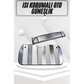 Güneşlik Koruyucu Perde Metalize Oto Araç Araba Güneşliği Ön Cam Güneşliği