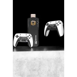 8K Android Tv Gme Stick Video Oyun Konsolu Aile Retro 35000 Oyunlu Çift Kollu