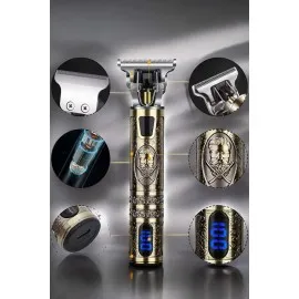 Tıraş Makinesi Çizik Tıraş Paslanmaz Çelik Uzun Ömürlü Şarjlı