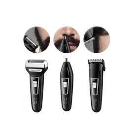 Kulak Burun Kıl Kesme Ense Yanak Tıraş Seti 3 Başlıklı Profesyonel