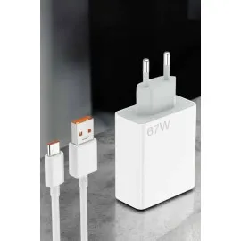 67W Şarj Aleti Turbo Hızlı Type-C Şarj