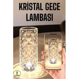 Kristal Dokunmatik Ve Kumandalı Masa Ve Gece Lambası