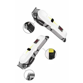 Profesyonel Şarjlı Tıraş Makinesi Turbo Kablosuz Saç Kesme Makinesi