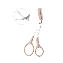 2'li Kaş Bakım Seti Taraklı Kaş Makası Ve Kaş Usturası Kaş Şekillendirici