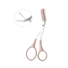 2'li Kaş Bakım Seti Taraklı Kaş Makası Ve Kaş Usturası Kaş Şekillendirici