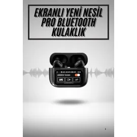 2.nesil Pro Ekranlı Sesli Görüşme Yapabilen Kablosuz Bluetooth Kulaklık