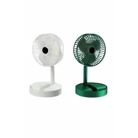 Katlanabilir Teleskopik Şarjlı Fan Masaüstü Soğutucu Vantilatör