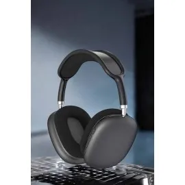 P9 Plus Hi-Fi Ses Kalitesi Ayarlanabilir Mikrofonlu Bluetooth Kulaklık Siyah