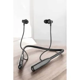 Boyun Askılı Bluetooth Kulaklık Uzun Şarj Süreli Dijital Göstergeli Kablolu