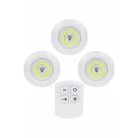 Kablosuz Pilli Işıldak  Masa Lambası Mutfak Tezgah Altı Banyo Dolabı Dolap İçi