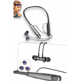 Bluetooth Kulaklık Şarj Göstergeli 100 Saat Şarj Kapasiteli Sporcu Kulaklık