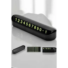 Araba Park Numaratörü Araç İçi Numaralık Değiştirilebilir Çevirmeli Mini