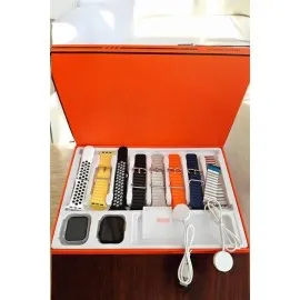 Akıllı Saat 7 Kordonlu Metal,plastik Ve Hasır Kordon Seçeneği