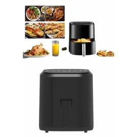 4L Airfryer Hazneli Hava Fritözü Yağsız Fritöz Taşınabilir Fırın İşlevi Gören Pratik