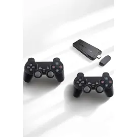 Gaming Atari 2.4g Uyumlu Kablosuz Çift Kol Game Stick