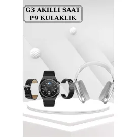 Yeni Nesil Sesli Görüşme Akıllı Saat Ve Powerbank Çoklu Şarj Girişli Bluetooth Kulaklık Nabız Ölçer