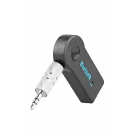 Tüm Cihazlara Uyumlu Bluetooth Aux Araç Kiti Siyah