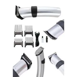 Hassas Ciltlere Özel Saç Sakal Ve Vücut Kuaför Tipi Şarjlı Tıraş Makinesi