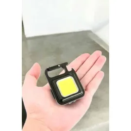 Anahtarlık Çok Amaçlı Mıknatıslı Taşınabilir Işık Led Şarjlı