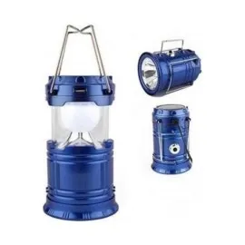 Kamp Lambası Solar Şarjlı Kızaklı Kamp Feneri Led Lamba Işıldak