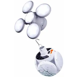 5 Kanatlı Bahçe Aydınlatma Led Askılı Solar Güneş Enerji Usb Sarjlı