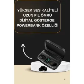 2025 Yeni Model Bluetooth Kulaklık Stereo TWS Kulaklık 5.0 Bluetooth Yüksek Ses Kaliteli