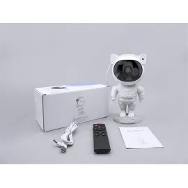 Çocuklara Özel Projeksiyon Astronot Lamba Speaker Sevimli
