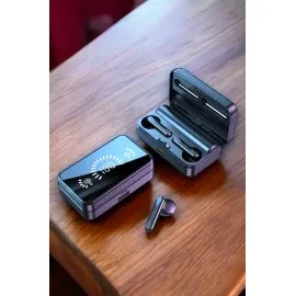 Aynalı Bluetooth Kulaklık Telefon Standlı Dijital Göstergeli